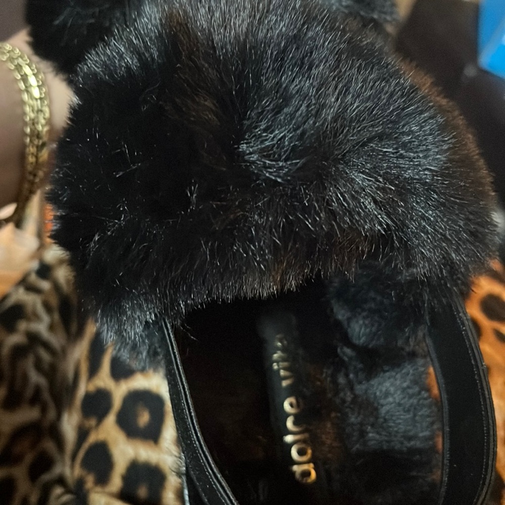 New Dolce Vita Pattel Treaded Slippers Black size 10 new in box - Picture 3 of 11